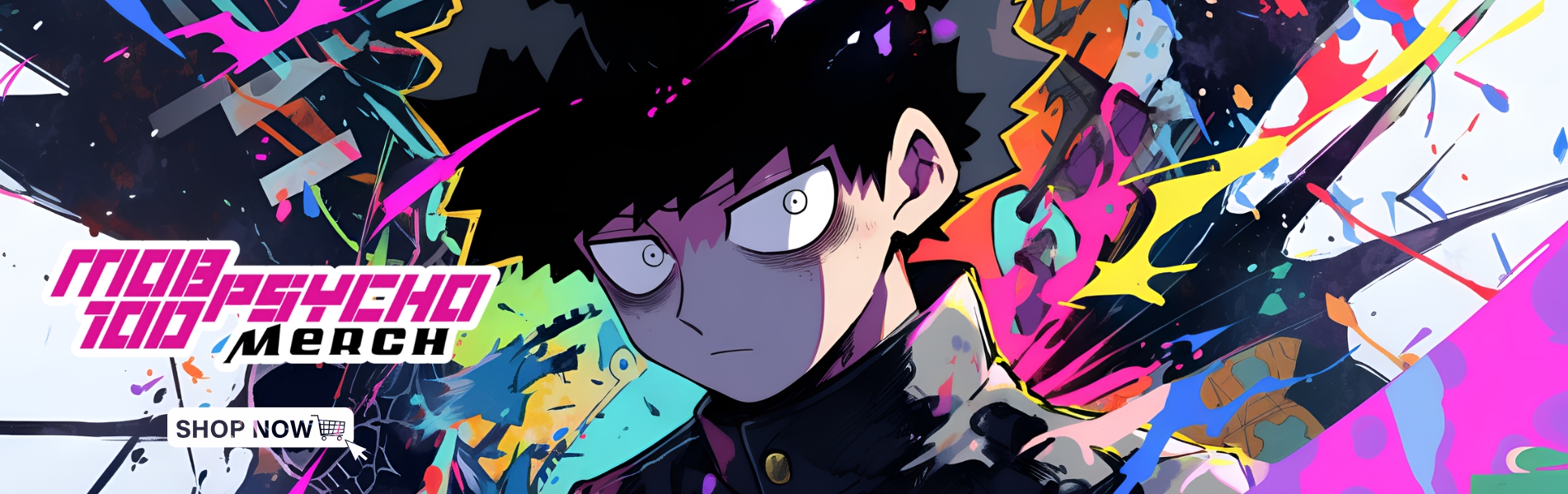 Mob Psycho 100 Merch Banners - Danganronpa Store
