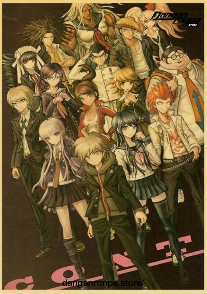 2021 Danganronpa V3 Characters Style Kraft Paper Poster - Danganronpa Store