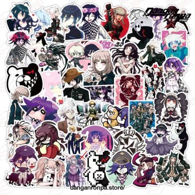 50Pcs/pack Cute Danganronpa Stickers