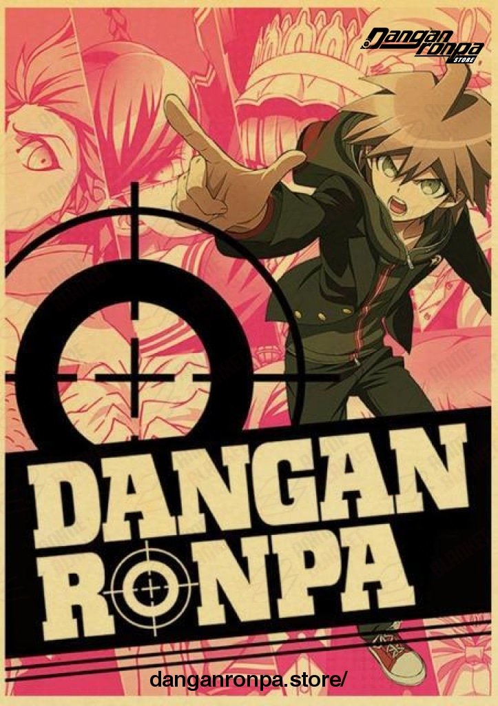 Cool Danganronpa Style Kraft Paper Poster Danganronpa Store