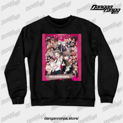 Danganronpa 1 & 2 All In It Crewneck Sweatshirt Black / S