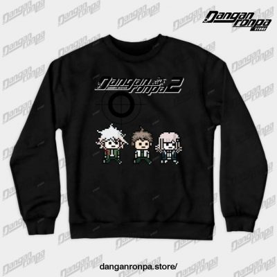 Danganronpa 2 Crewneck Sweatshirt Black / S