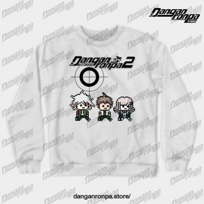 Danganronpa 2 Crewneck Sweatshirt White / S