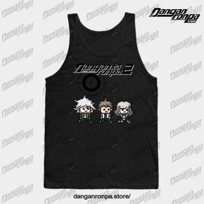 Danganronpa 2 Tank Top Black / S