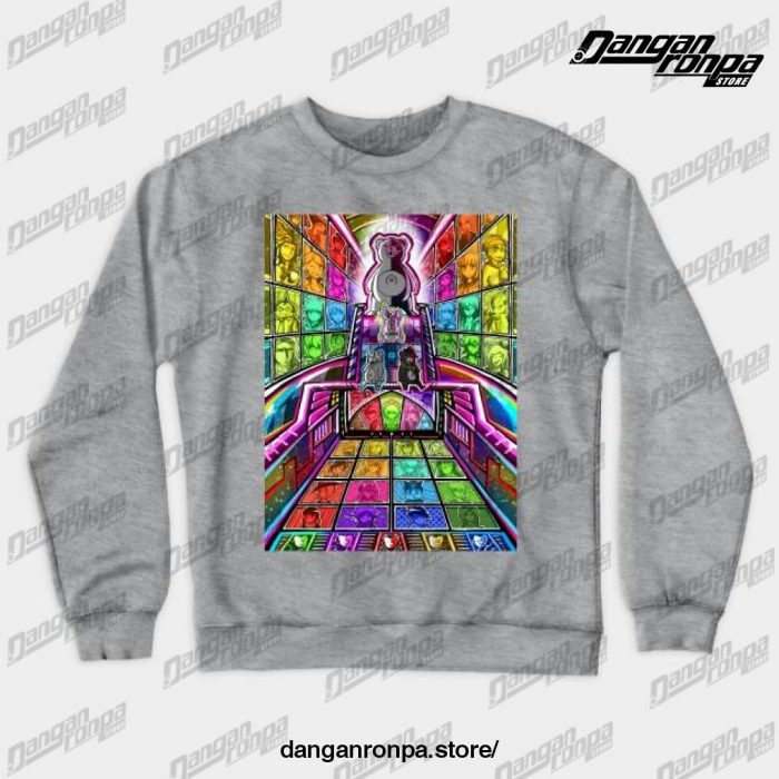 Danganronpa Crewneck Sweatshirt Gray / S