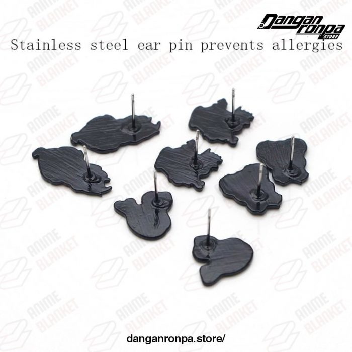 Danganronpa Earring - Stainless Steel Enamel Art