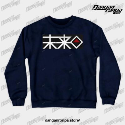 Danganronpa Future Foundation Logo Crewneck Sweatshirt Navy Blue / S