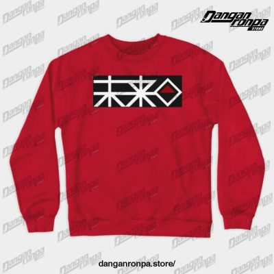 Danganronpa Future Foundation Logo Crewneck Sweatshirt Red / S