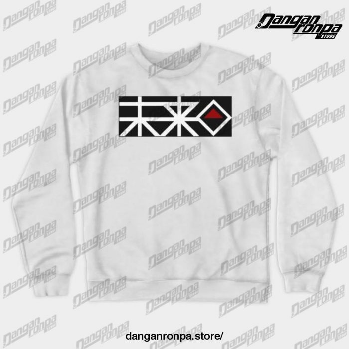 Danganronpa Future Foundation Logo Crewneck Sweatshirt White / S