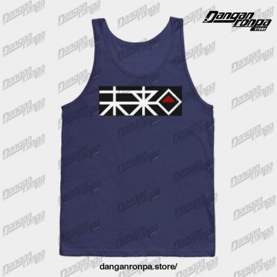 Danganronpa Future Foundation Logo Tank Top Navy Blue / S