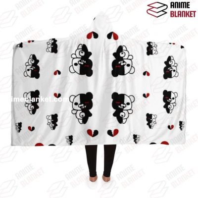 Danganronpa Hooded Blanket #01 Adult / Premium Sherpa - Aop