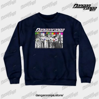 Danganronpa Hopes Peak Crewneck Sweatshirt Navy Blue / S