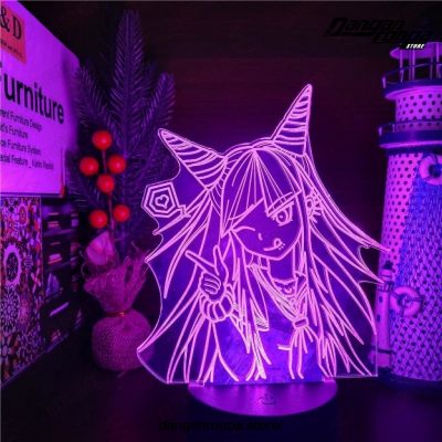 Danganronpa Mioda Ibuki 3D Illusion Led Lamp Lighting Color
