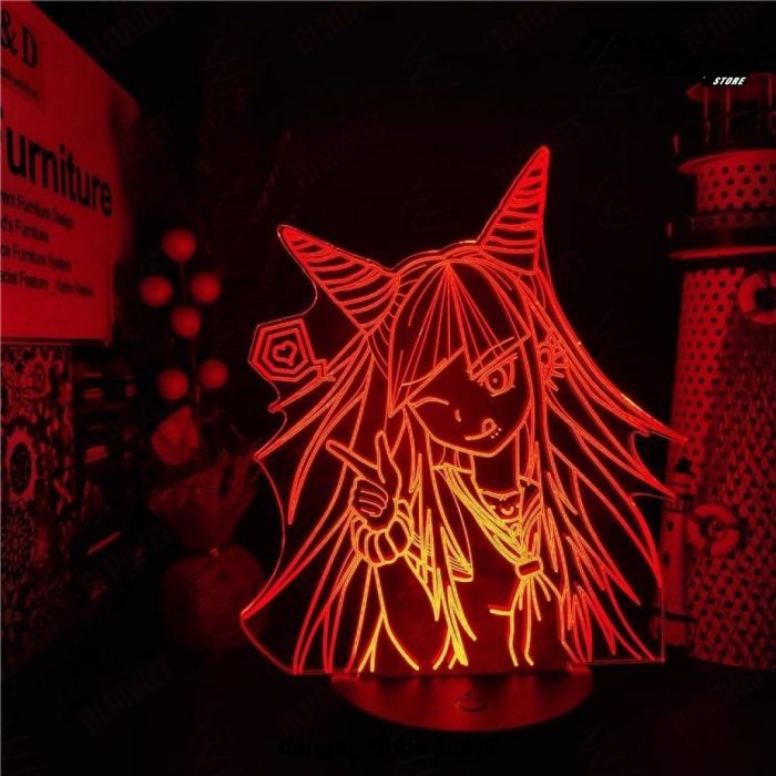 Danganronpa Mioda Ibuki 3D Illusion Led Lamp Lighting Color