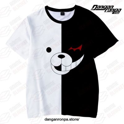 Danganronpa Monokuma Back White Bear T-Shirt
