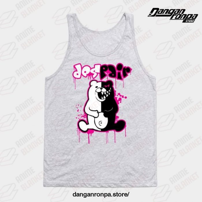 Danganronpa - Monokuma Despair Tank Top Gray / S