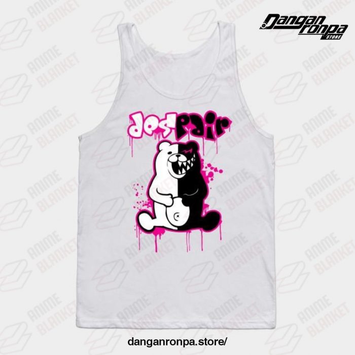 Danganronpa - Monokuma Despair Tank Top White / S