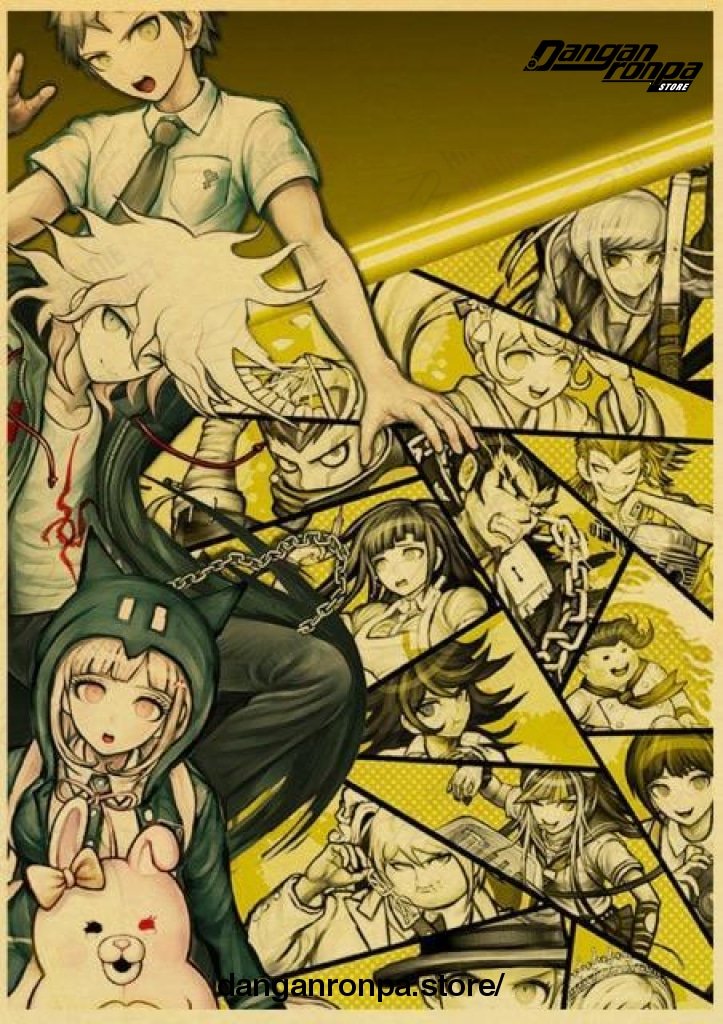Danganronpa New Style Color Kraft Paper Poster Danganronpa Store