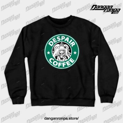 Despair Coffee Crewneck Sweatshirt Black / S