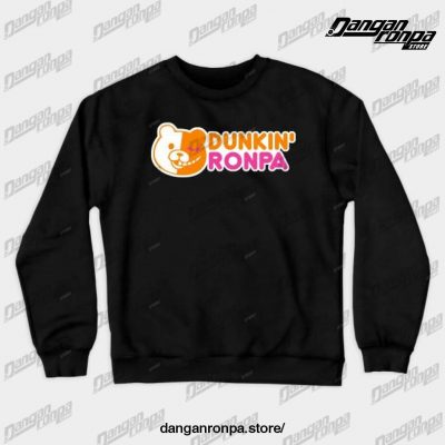 Dunkin Ronpa Crewneck Sweatshirt Black / S