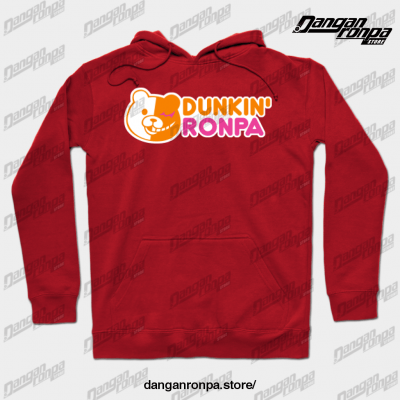 Dunkin Ronpa Hoodie Red / S