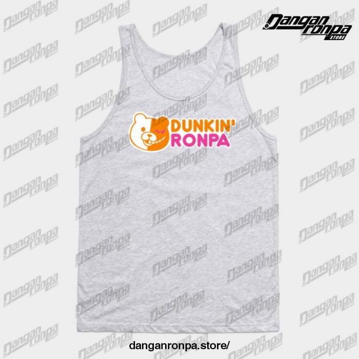 Dunkin Ronpa Tank Top Gray / S