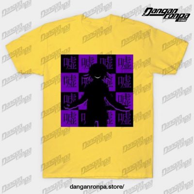 Kokichi Oma Alt. Danganronpa Killing Harmony T-Shirt Yellow / S