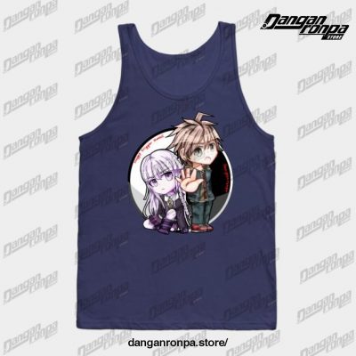 Makoto Kyoko Artwork By Kbo-Kbo Tank Top Navy Blue / S