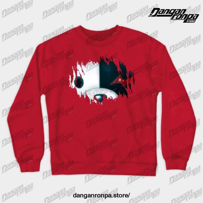 Monokuma - Danganronpa Crewneck Sweatshirt Red / S