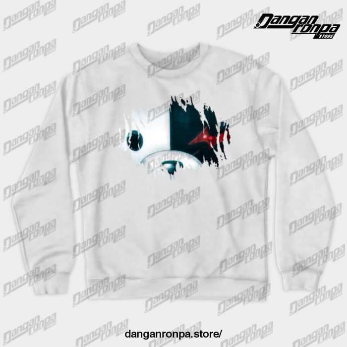 Monokuma - Danganronpa Crewneck Sweatshirt White / S