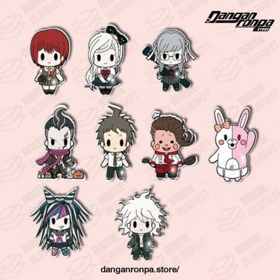 New Arrival Danganronpa V3 Brooches Pins Acrylic Glass Round