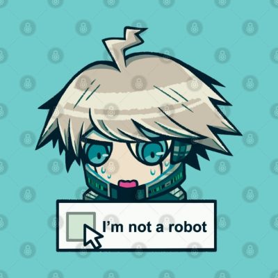 Kiibo Im Not A Robot Pin Official Cow Anime Merch