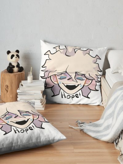 Hope! Nagito Throw Pillow Official Cow Anime Merch