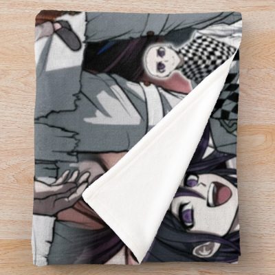 The Kokichi Zone Throw Blanket Official Cow Anime Merch