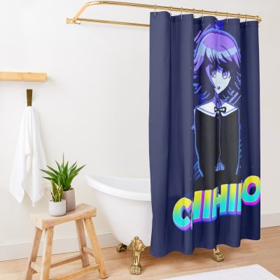 Chihiro Fujisaki | Danganronpa Shower Curtain Official Cow Anime Merch
