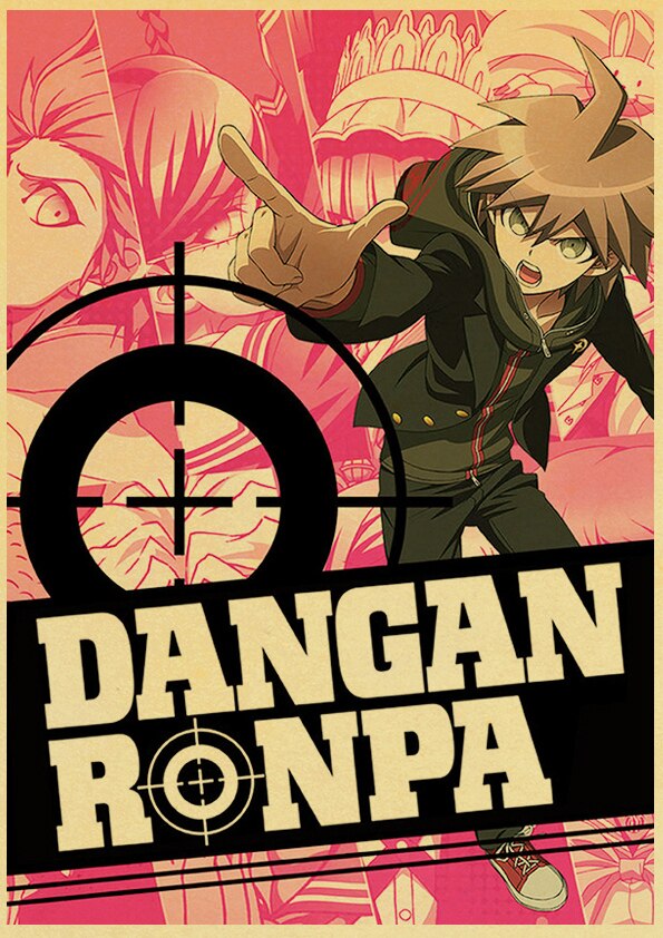Danganronpa Makoto Naegi x Casts Poster