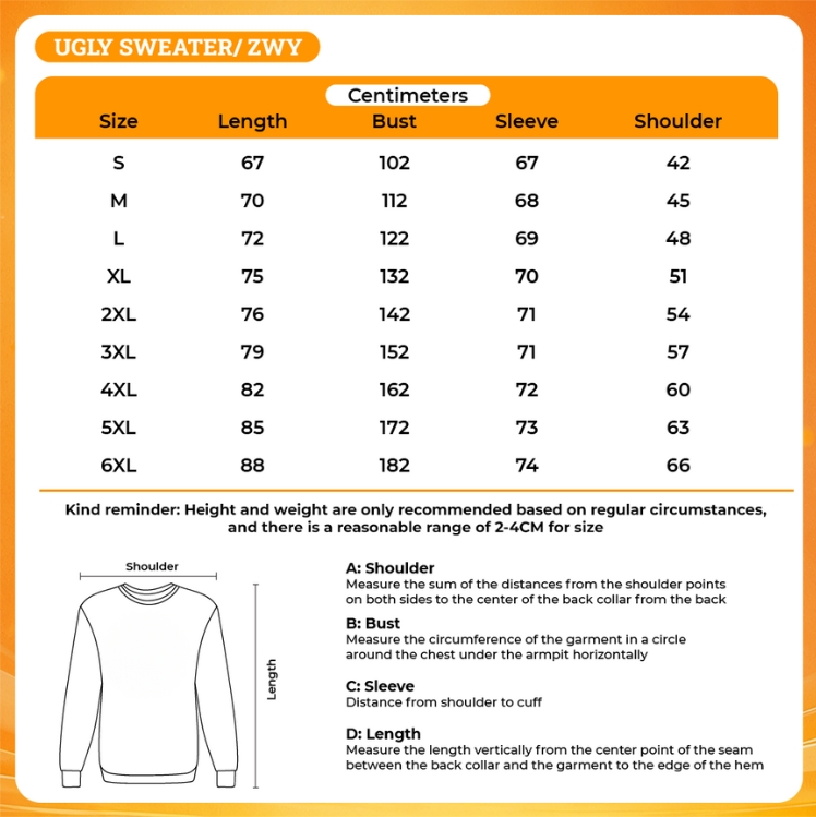 3D UGLY SWEATER - Danganronpa Store